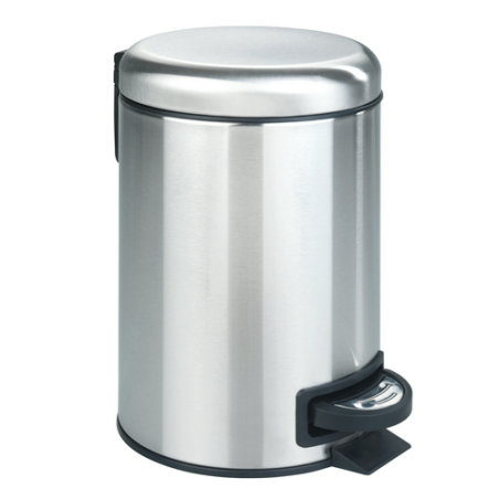 CUBO DE PEDAL ACERO INOXIDABLE 3L SATINADO