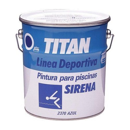 PINTURA PISCINAS SIRENA AL AGUA AZUL 4 L.