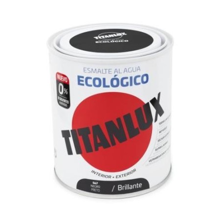 TITANLUX ESMALTE ECO BRILLO NEGRO  750ML 00T056734