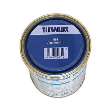 ESMALTE TITANLUX 750 ML. 551 001 AZUL MARINO