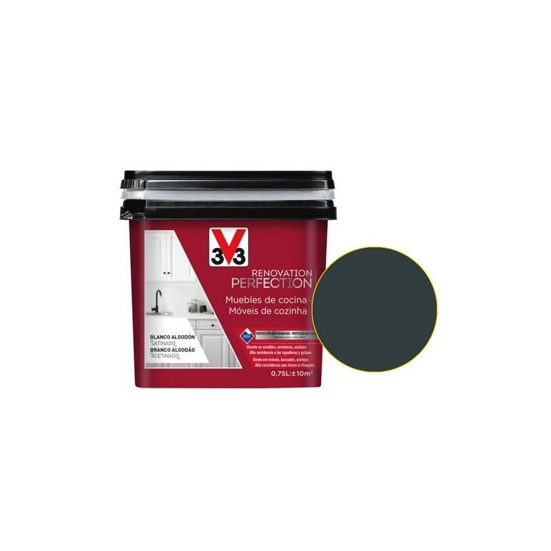 PINTURA RENO PERFECTION COCINAS 750ML NEGRO CUARZO