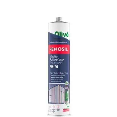 MASILLA DE POLIURETANO PU-16 GRIS CARTUCHO 300ML