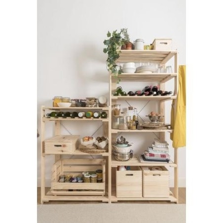 ESTANTERIA EVOLUTION NEW 3 BALDAS PINO EVET30.99