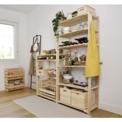 ESTANTERIA EVOLUTION NEW 5 BALDAS PINO EVET50.99