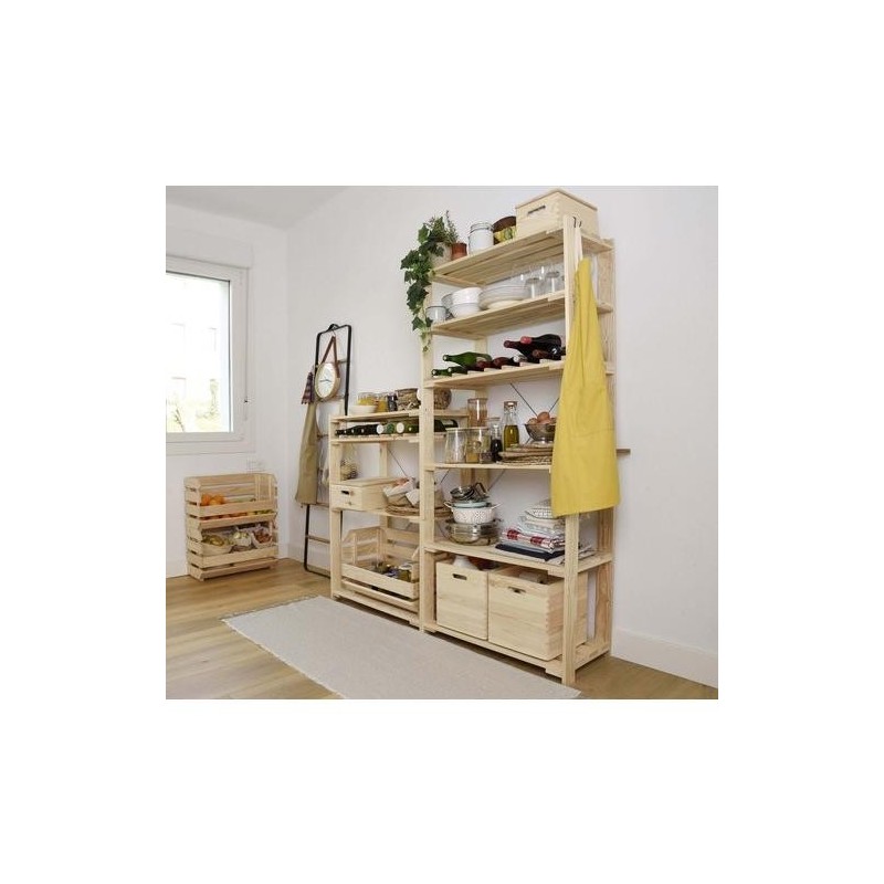 ESTANTERIA EVOLUTION NEW 5 BALDAS PINO EVET50.99