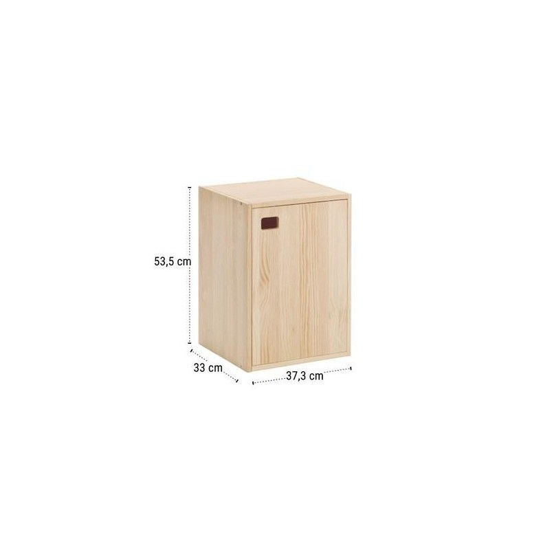 MUEBLE DINAMIC 1 PUERTA VERTICAL PINO MACIZO