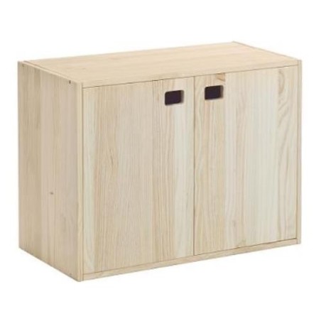 ARMARIO PINO 2 PUERTAS 3 BALDAS DINAMIC DM2HOR.99