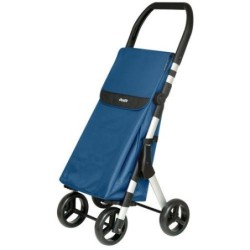 CARRO DE COMPRA 46L MUUVI UP AZUL 4 RUEDAS