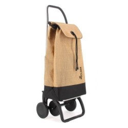 CARRO COMPRA I-MAX YUTE BI 43L NATURAL-NEGRO 2/4RU