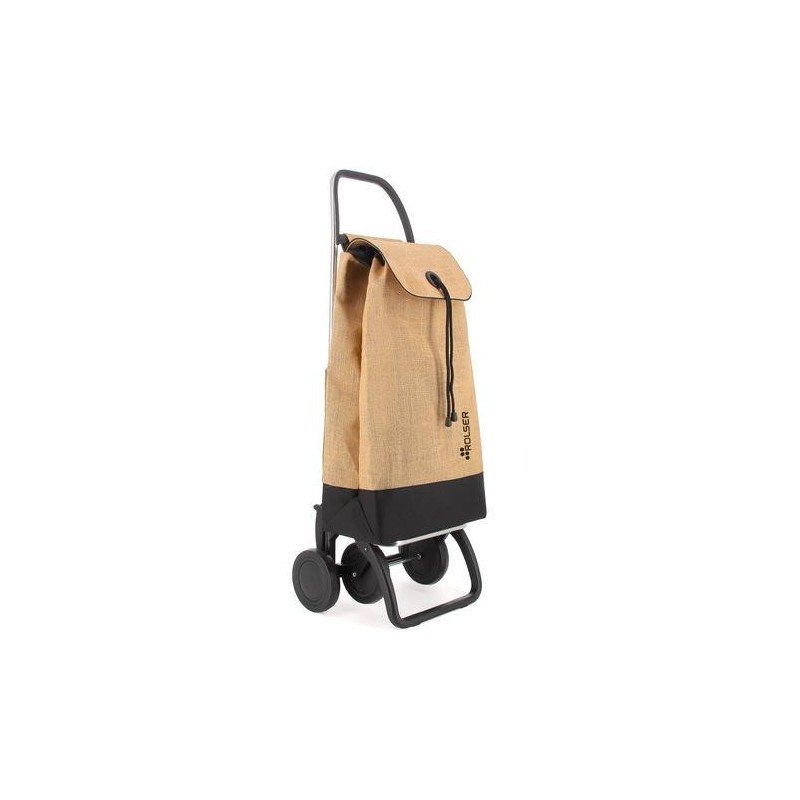CARRO COMPRA I-MAX YUTE BI 43L NATURAL-NEGRO 2/4RU