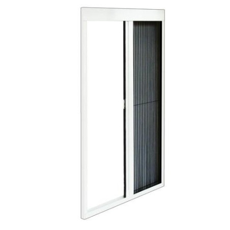 MOSQUITERA PLISADA 120X240 ALUMINIO BLANCA 702670
