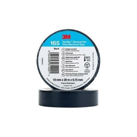 CINTA ELECTRICA PVC TEMFLEX 165 MARRÓN 19MMX20M