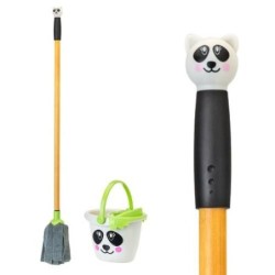 SET FREGAR PANDA KIDS (CUBO+ESCURRIDOR+FREGONA)
