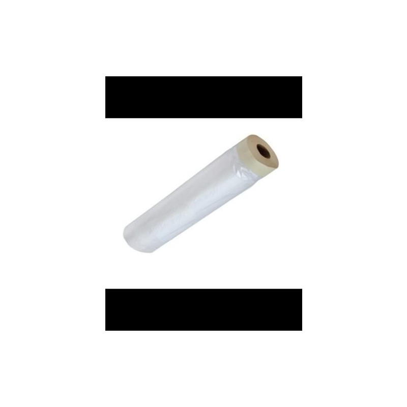 PLASTICO PINTAR 35CMX22.5M CON CINTA 19MM 0002835