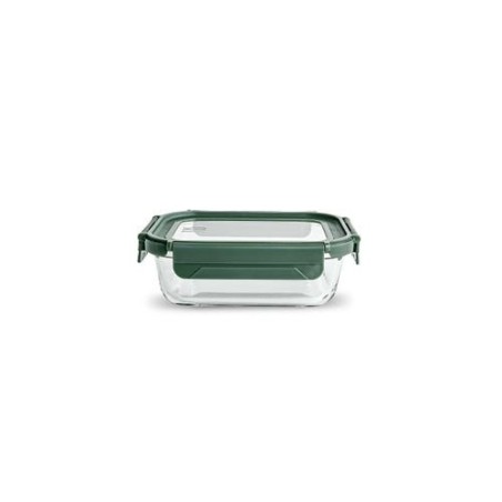 CONTENEDOR VIDRIO RECTANGULAR 640ML C/TAPA 8581-V