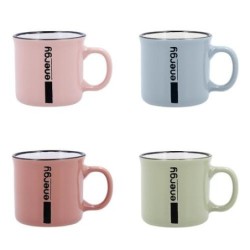TAZA CERÁMICA COLOR SURTID 8CL ENERGY QUID 5428051