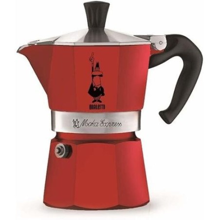 CAFETERA ITALIANA MOKA EXPRESS ROJO 6 TAZAS