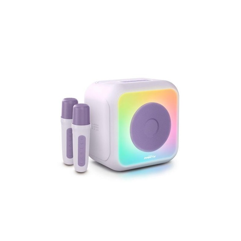 ALTAVOZ BLUETOOTH KARAOKE C/ 2 MICRÓFONOS INALAMBR