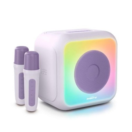 ALTAVOZ BLUETOOTH KARAOKE C/ 2 MICRÓFONOS INALAMBR