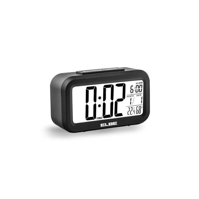 RELOJ DESPERTADOR NEGRO RD-668-N