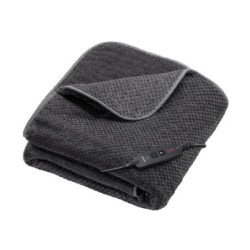 MANTA TERMICA SUAVE 180X130CM 100W GRIS HD-65