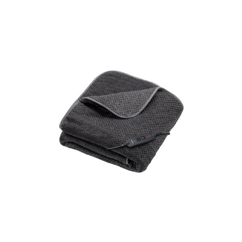 MANTA TERMICA SUAVE 180X130CM 100W GRIS HD-65