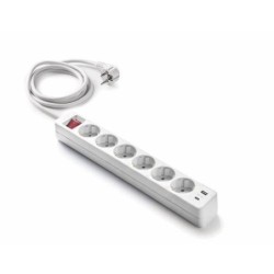 BASE 6 TOMAS TT+2 USB A+C C/INT.CABLE 1,5 M 9/716