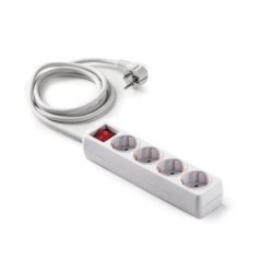 BASE 4 TOMAS/TT. CABLE 1.5 M. C/INTERRUPTOR 9/704