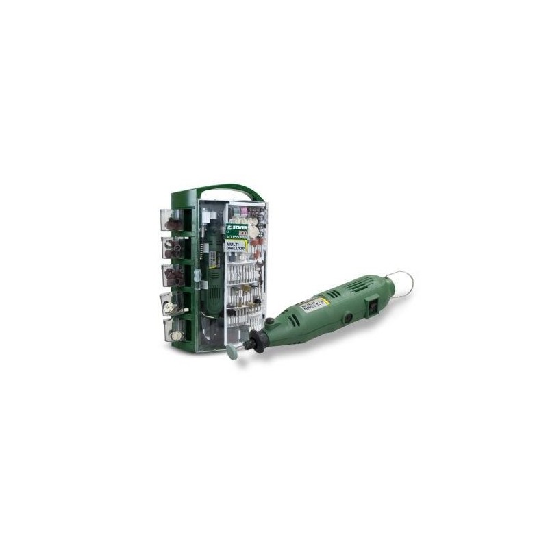 MULTI DRILL 130 W. CON MALETIN 200 ACCESORIOS