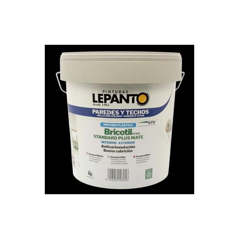 PINTURA PLASTICA BRICOTIL INT-EXT 25KG BLANCO MATE