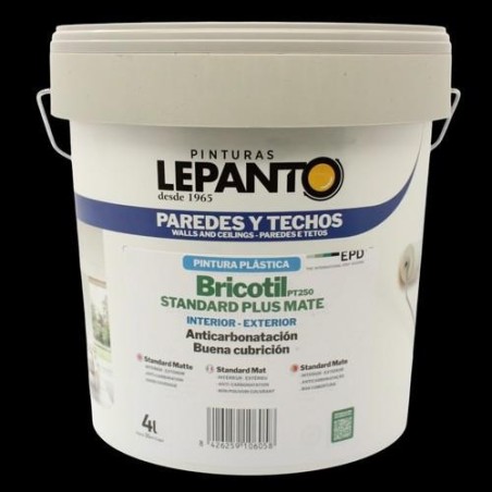 PINTURA PLASTICA BRICOTIL INT-EXT 15KG BLANCO MATE