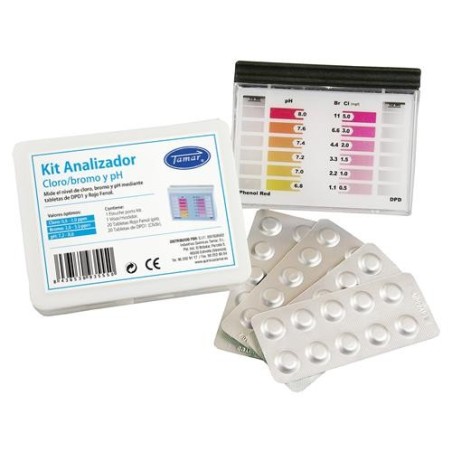 KIT ANALIZADOR TABLETA CLORO-BROMO-PH GENERICO