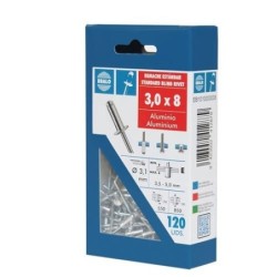 REMACHE ALUMINIO 3,2X10 ECOBLISTER (C-115)