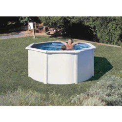 PISCINA ACERO REDON.BCA.F/ARENA 240X120  KIT240ECO