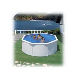PISCINA ACERO REDON.BCA.FIL/AREN.350X120 KIT350ECO