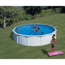 PISCINA ACERO REDON.BCA.FIL/AREN.550X120 KIT550ECO