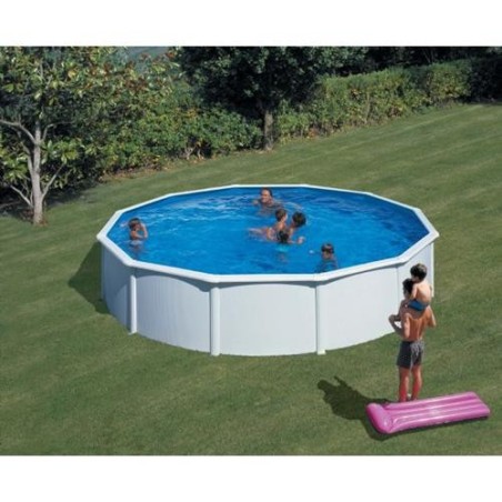 PISCINA ACERO REDON.BCA.FIL/AREN.550X120 KIT550ECO