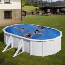 PISCINA ACERO OVAL BCA.F/AR.610X375X120  KIT610ECO
