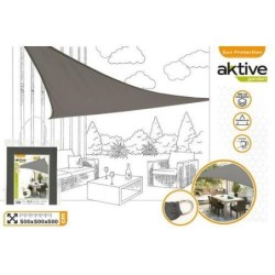 TOLDO SOMBREO TRIANGULAR POLIESTER 5X5X5M ANTRACIT