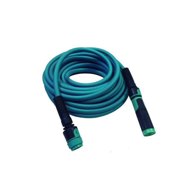 MANGUERA DURALITE 15 M. + ACC. + LANZA REGADERA