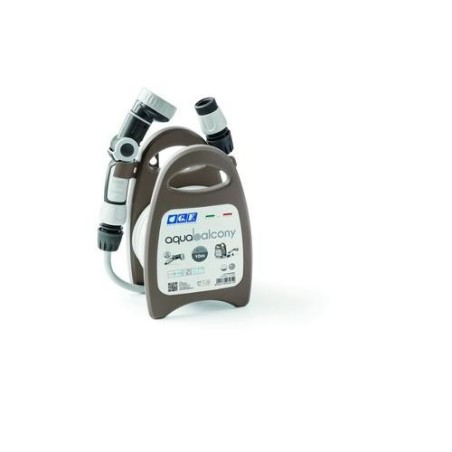KIT MINI PORTAMANGUERA 10M GRIS AQUABALCONY