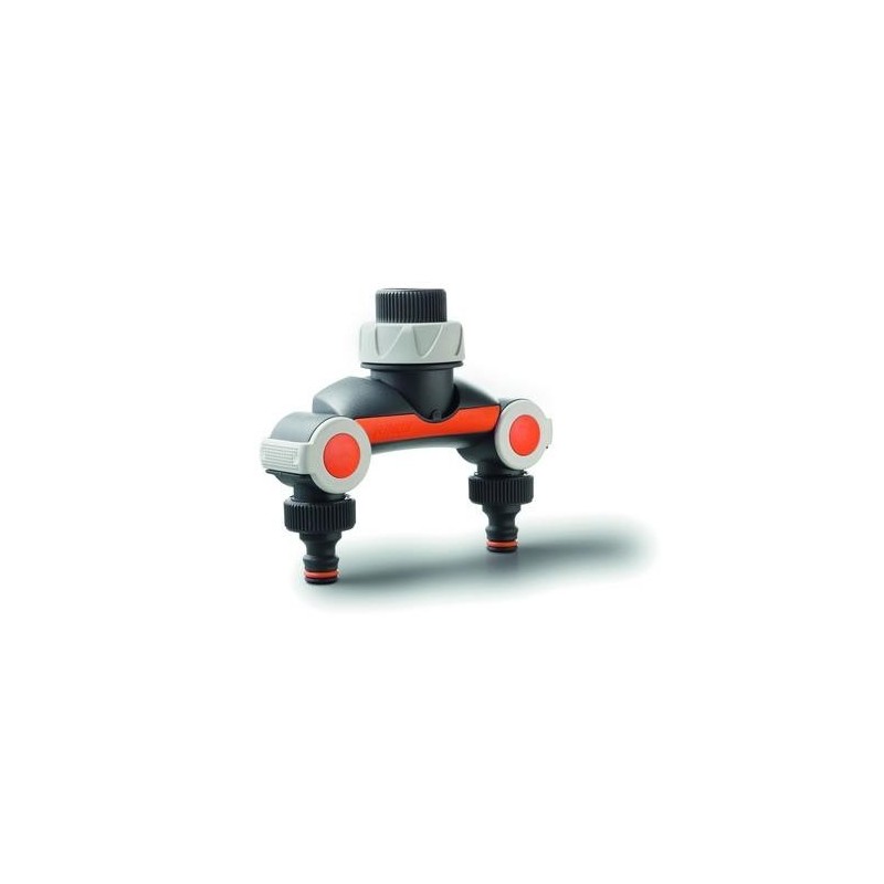 DISTRIBUIDOR DOBLE SALIDA DOBLE REGULACION 3/4"