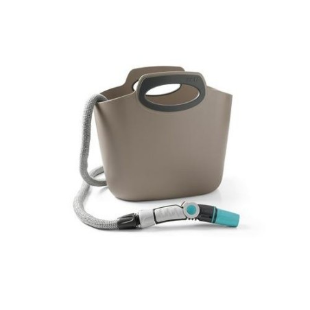 KIT MANGUERA BOLSA EXTENSIBLE 30M GRIS AQUAPOP