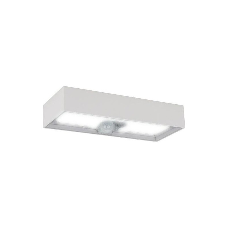 APLIQUE LADRILLO SOLAR 900LM 6W 3000K PARED BLANCO