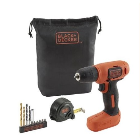 TALADRO ATORNILLADOR 7.2V+11 ACC.+BOLSA QW
