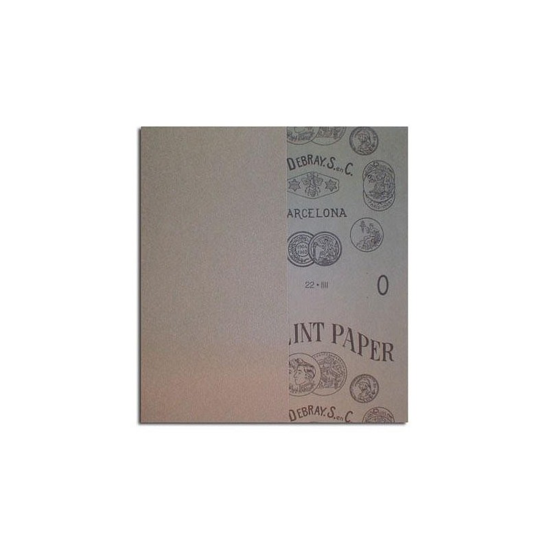 PAPEL DE LIJA MEDALLAS 0 63642535157
