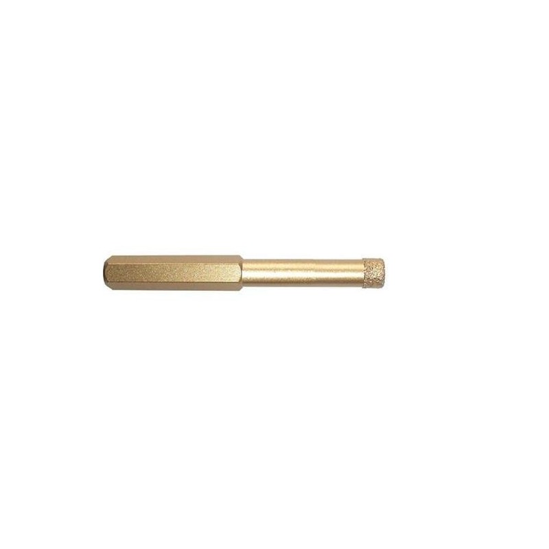 CORONA DIAMANTE PORCELANICO P/TALADRO ROJA 12 MM