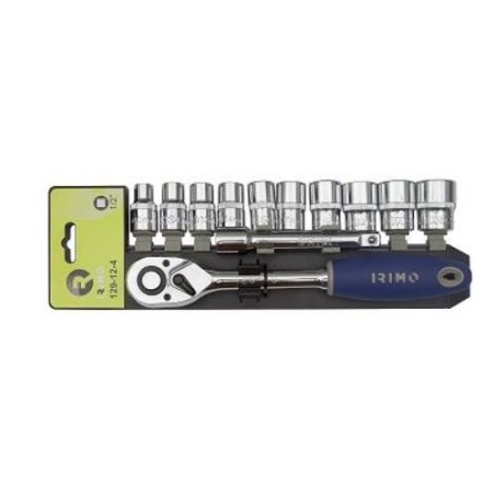 JUEGO DE LLAVE CARRACA + VASOS 1/2 72 D 10