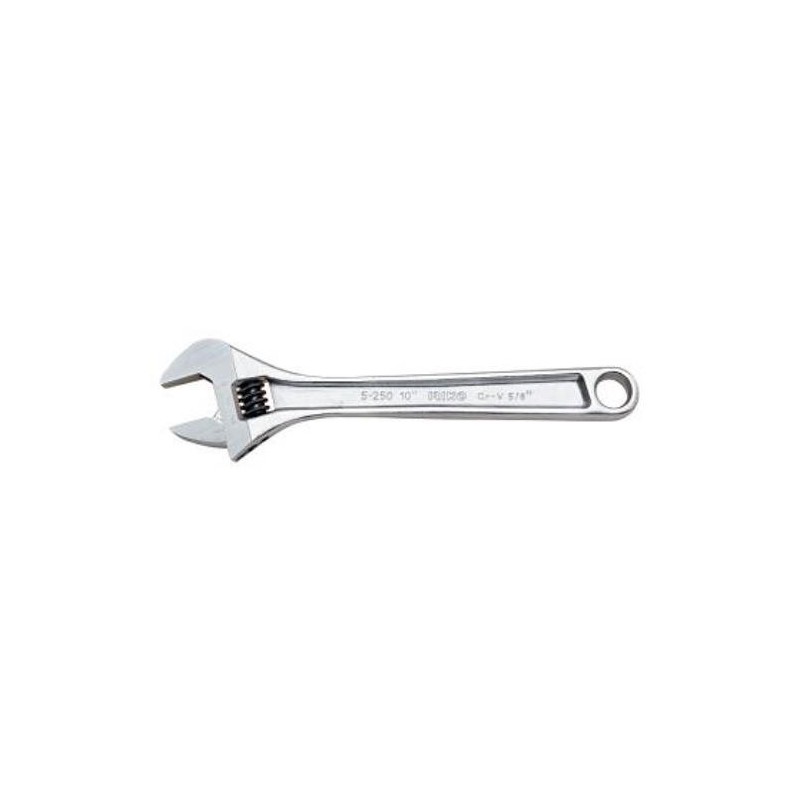 LLAVE AJUSTABLE MOLETA CENTRAL CROMADA 6