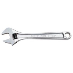 LLAVE AJUSTABLE MOLETA CENTRAL CROMADA 8